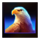 wolf power hold and win eagle symbol icon