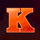 wonder woman gold k symbol icon