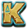 wrappin more gold k symbol icon