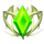 wrath of medusa green stone symbol icon