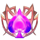 wrath of medusa purple stone symbol icon