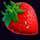 x wild slot strawberry symbol icon