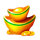 xing fu panda gold symbol icon