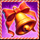 xmas burst bell symbol icon