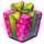 xmas cash 2 present symbol icon
