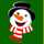 xmas cash snowman symbol icon