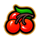 xmas lucky time hold and win cherries symbol icon