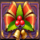 xmas magic mistletoe symbol icon
