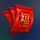 year of the rooster envelope symbol icon