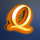 year of the rooster q symbol icon