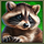 young deer song raccon symbol icon