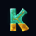 yucatans mystery face k symbol icon
