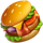 yum yum powerways burger symbol icon