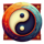 zen panda loot link peace symbol icon