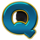 zeus legends of olympus blue q symbol icon