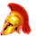 zeus legends of olympus spartan helmet symbol icon