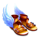 zeus vs typhon winged sandals symbol icon