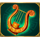 zeuss thunderbolt harp symbol icon