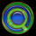 zodiac wheel bell link q symbol icon
