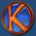 zodiac wheel k symbol icon