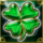 20 burning hot clover chance wild symbol icon
