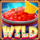 3 hot chilli peppers wild symbol icon