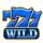 3 wild sevens 777 blue symbol icon