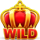 3x5 royal piggy hold the spin wild symbol icon