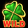 5 burning clover wild symbol icon