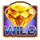 5 diamond plus wild symbol icon