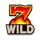 777 wild symbol icon