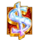 area link piggy bank wild symbol icon
