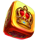 blazing crown dice wild symbol icon