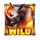 blazing rhino hold and hit wild symbol icon