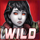 blood shot rising spirit wild girl symbol icon
