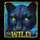 blue panther wild symbol icon