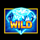 blue slot wild symbol icon