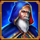 blue wizard cash collect and link wild symbol icon