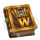 book of crown wild symbol icon