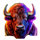 buffalo mania thunder springs wild symbol icon
