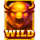 buffalo treasure hold and win wild symbol icon