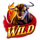 bulls run wild wild symbol icon
