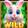 bunnys bounty hold n link wild symbol icon