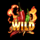 burning chilli wild symbol icon