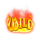 burning coins 100 wild symbol icon