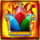 burning fruits wild symbol icon