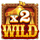 carnival rush x2 wild symbol icon