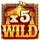 carnival rush x5 wild symbol icon