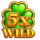 clover reels 40 classic series wild 5 symbol icon