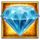 clovers and diamonds 20 wild 2 symbol icon